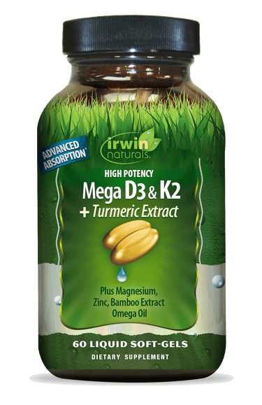 High Potency D3 & K2 +Turmeric Extract